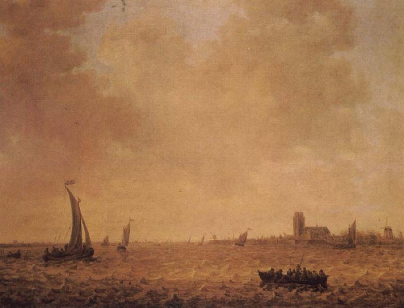 Jan van Goyen View of Dordrecht across the river Merwede
